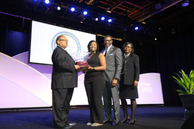 NAACP presents National staff members with Medgar Wiley Edgars Award of Excellence during 110th National Convention