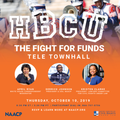 NAACP to Address the Underfunding of HBCUs across the U.S. on Upcoming Tele-Town Hall