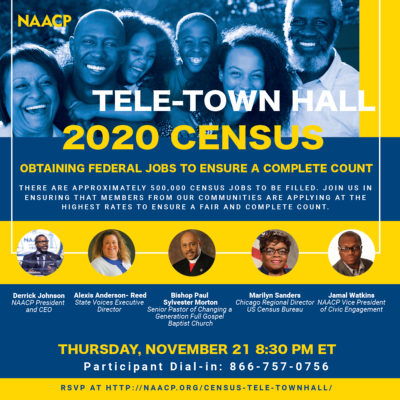 NAACP to Host Census 2020 Tele Townhall