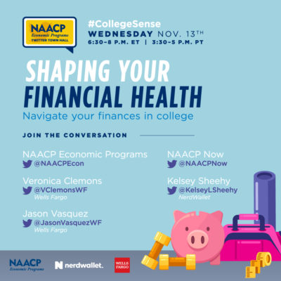 NAACP to Host Economic Twitter Town Hall for College Students on November 13