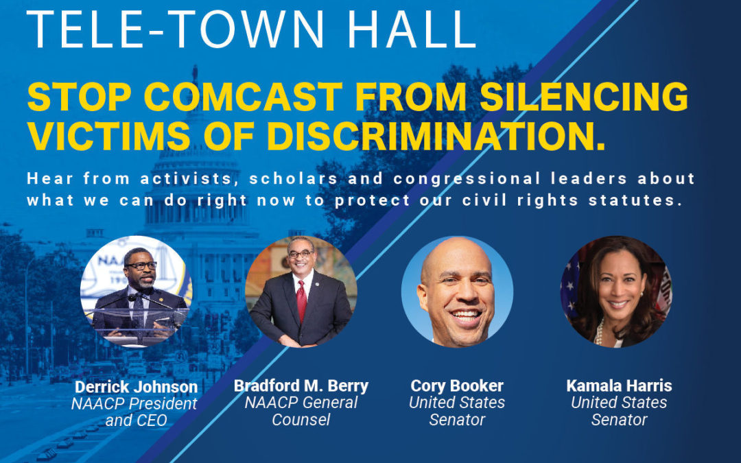 RECAP: NAACP HOSTED TELE TOWN HALL FEATURING SEN. CORY BOOKER AND SEN. KAMALA HARRIS ON COMCAST ATTACK ON CIVIL RIGHTS.