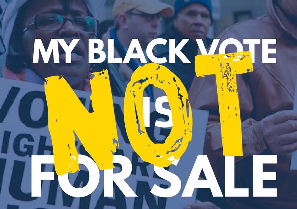 NAACP Issues Statement: Our Vote is Not For Sale