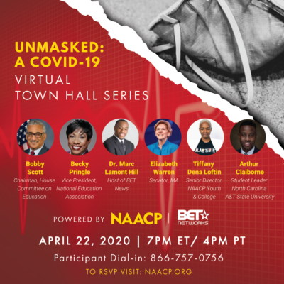 NAACP Focuses Third Virtual Town Hall on New Reality of K-12 Education Following COVID-19