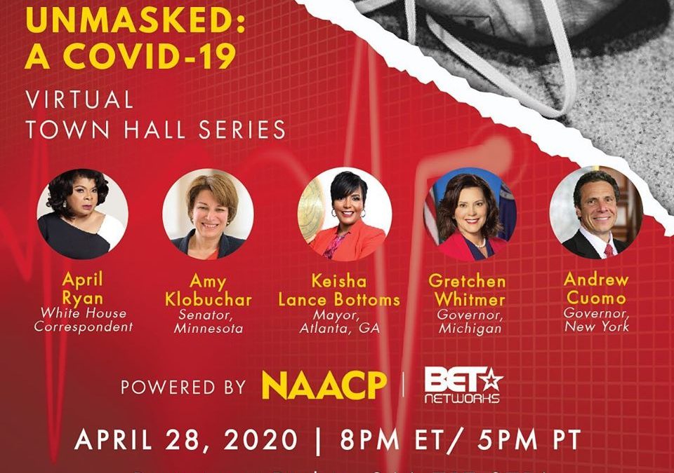 NAACP and BET Concludes Virtual Town Hall Series with Senator Klobuchar, Governor Whitmer, Governor Cuomo and Mayor of Atlanta, Keisha Lance Bottoms