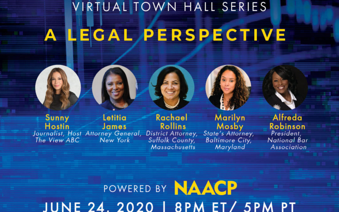 NAACP Set To Host Virtual Town Hall on the Legal Perspective of the Global Health Crisis, Protests and Incidents of Hate Crimes