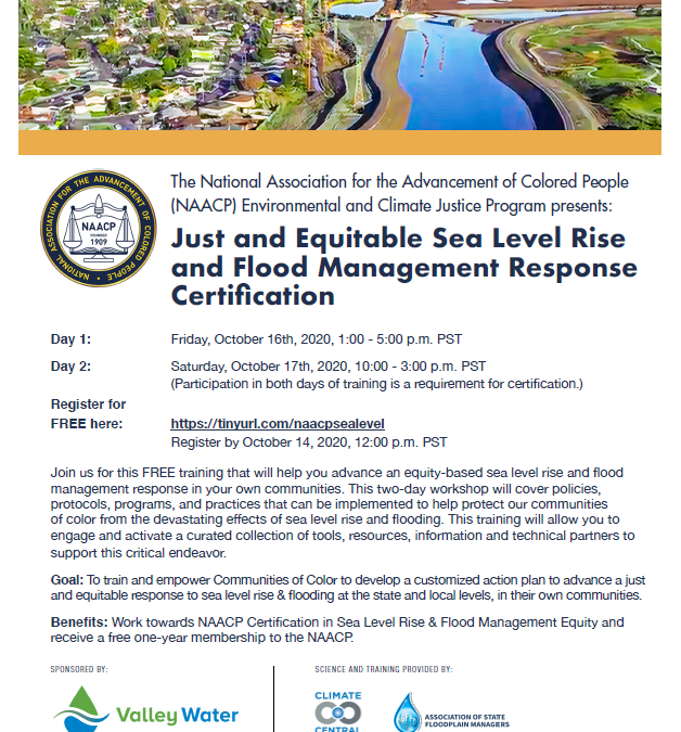 Just and Equitable Sea Level Rise and Flood Management Response Certification